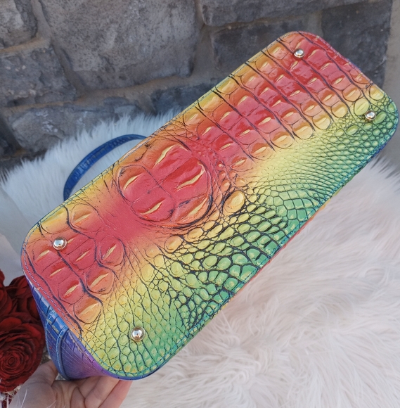 Brahmin Popsicle Ombré Melbourne Medium Asher Shoulder Bag - Picture 9 of 12